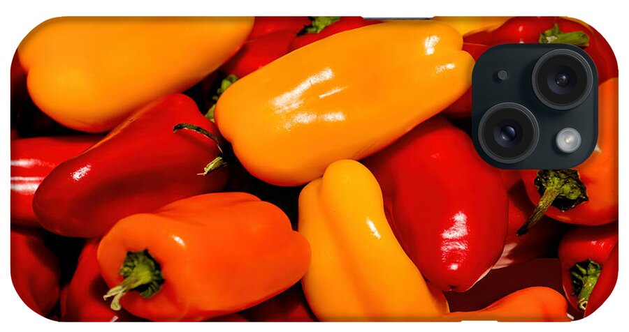 Sweet Peppers iPhone Case featuring the photograph Sweet Peppers by Pat Cook