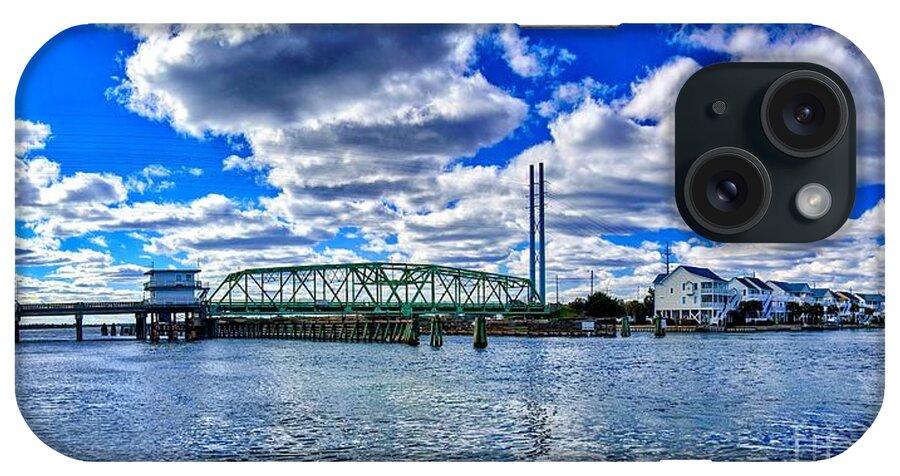 Surf City iPhone Case featuring the photograph Swing Bridge Heaven by DJA Images