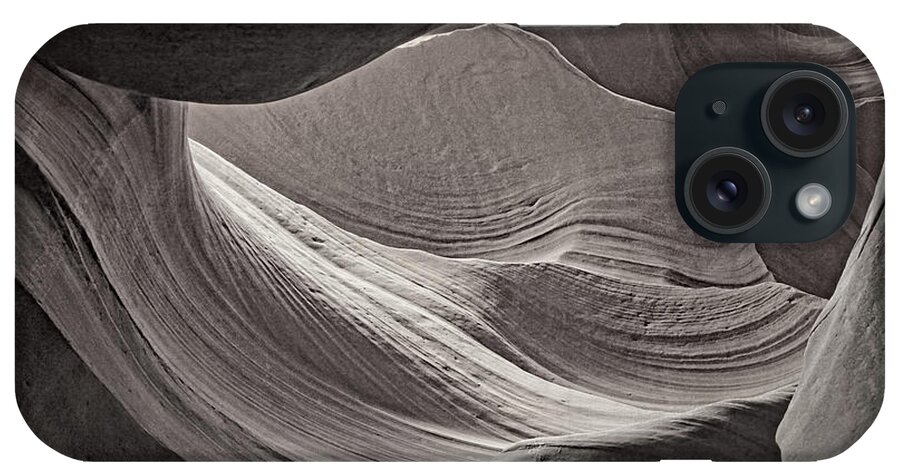 Antelope Canyon iPhone Case featuring the photograph Swirled Rocks Tnt by Theo O'Connor