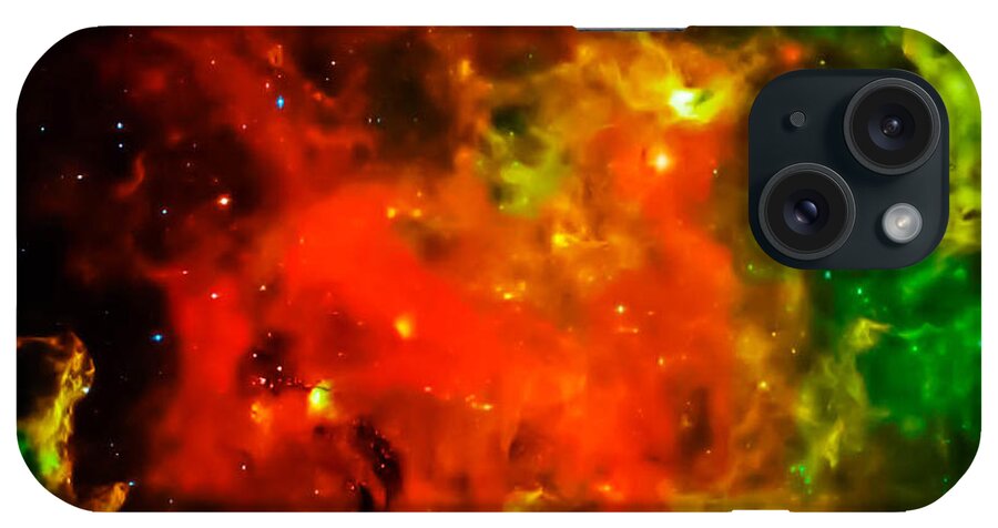  Spitzer Space Telescope iPhone Case featuring the photograph Swirling Landscape of Stars by Britten Adams