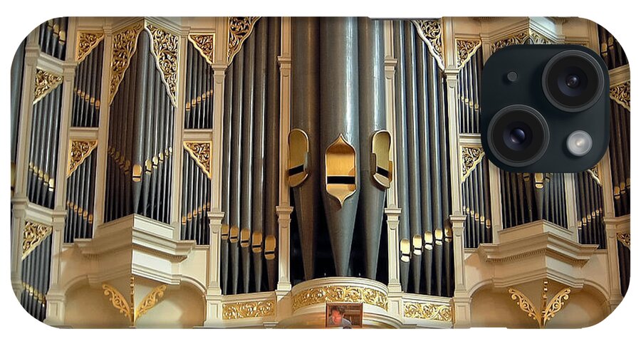 Organ iPhone Case featuring the photograph Sydney Town Hall organ by Jenny Setchell