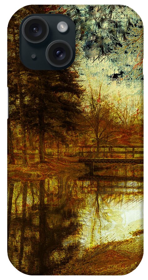 Trees iPhone Case featuring the photograph Sylvan Bridge by Julie Lueders 