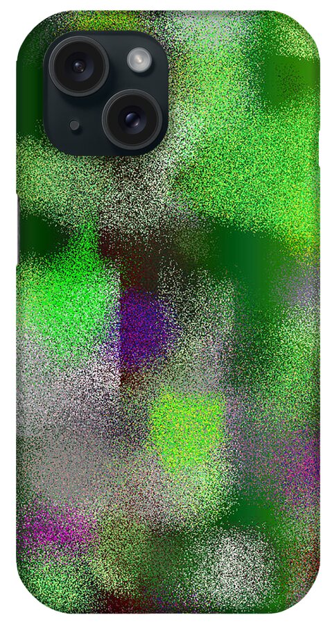 Abstract iPhone Case featuring the digital art T.1.248.16.3x4.3840x5120 by Gareth Lewis