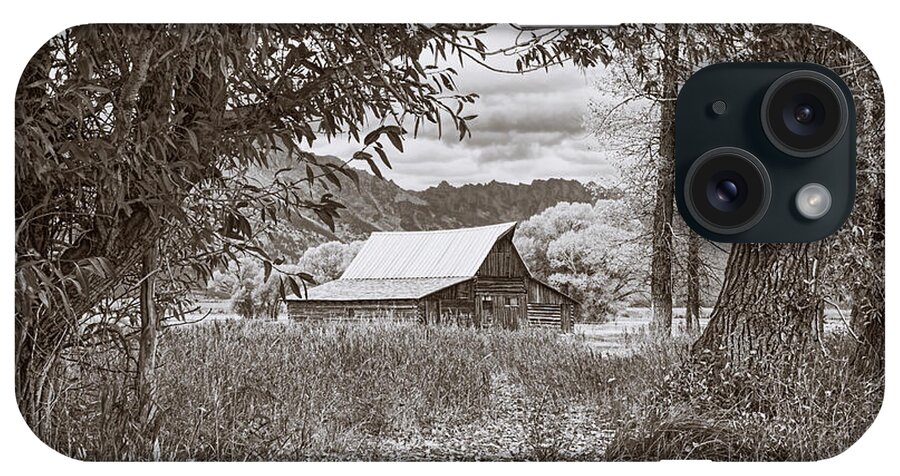 T.a. Moulton Barn iPhone Case featuring the photograph T.A. Moulton Barn by Priscilla Burgers