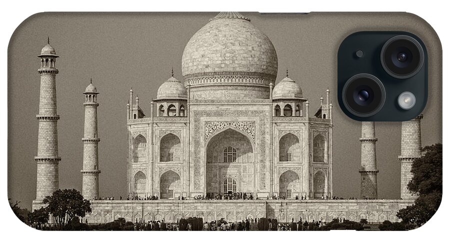 Taj iPhone Case featuring the photograph Taj Mahal by Hitendra SINKAR