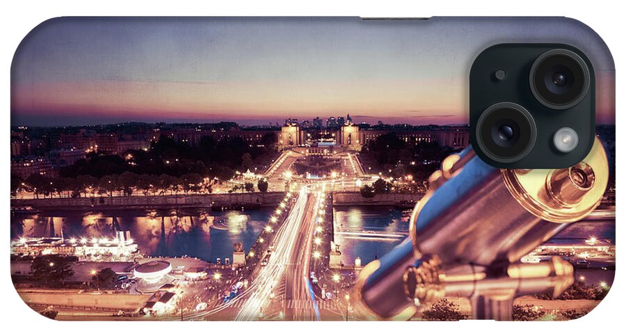 Eifeltower iPhone Case featuring the photograph Take a look at Paris by Hannes Cmarits