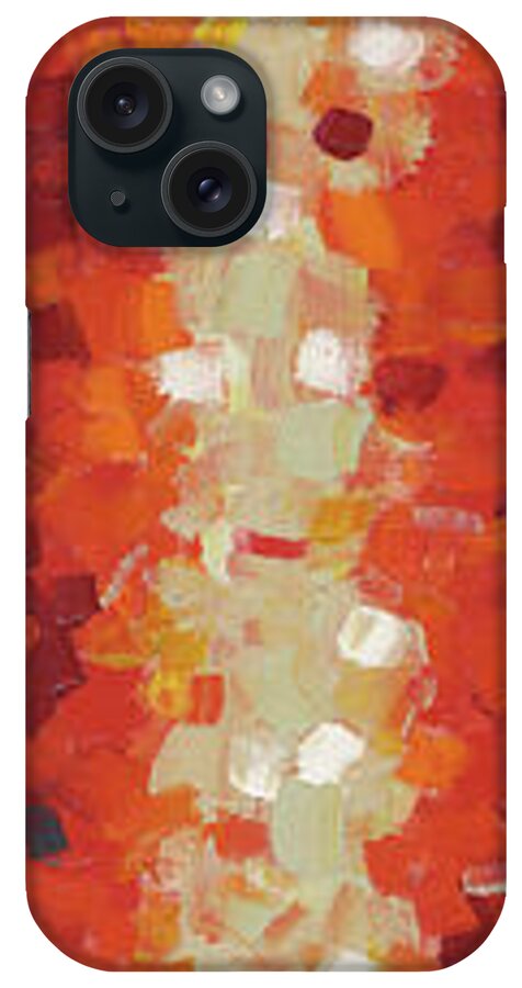 Red iPhone Case featuring the painting Tall Drink Nine by Lynne Taetzsch
