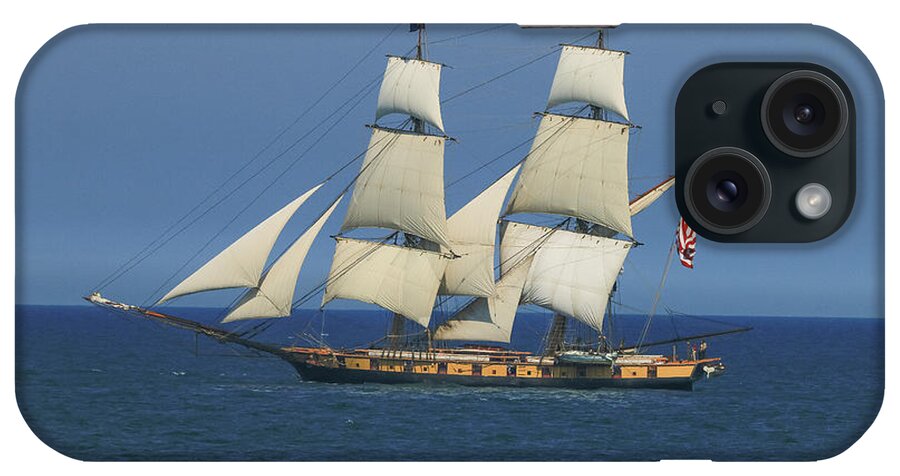  iPhone Case featuring the photograph Tall Ships II by Tony HUTSON