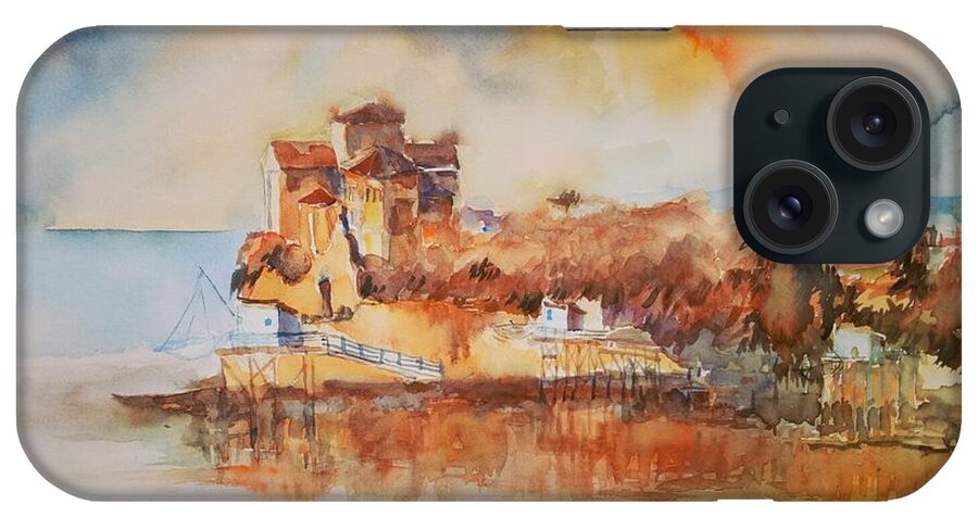  iPhone Case featuring the painting Talmont 2018 by Kim PARDON