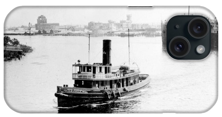 tampa Florida iPhone Case featuring the photograph Tampa Florida - Harbor - c 1926 by International Images