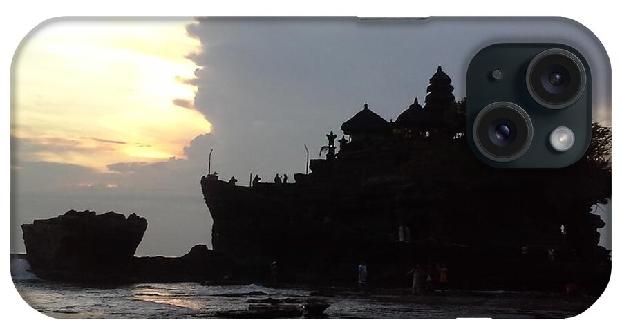 Tanah Lot iPhone Case featuring the photograph Tanah Lot Temple Bali Indonesia by Heather Kirk