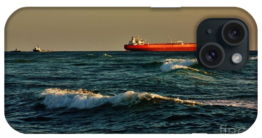  Sea Going Tankers iPhone Case featuring the photograph Tanker Nordic Zenith by Craig Wood