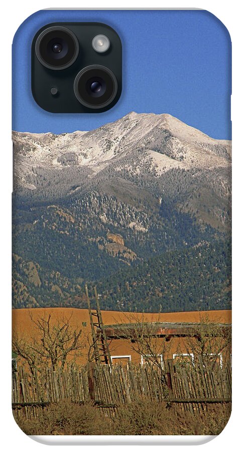 Taos iPhone Case featuring the photograph Taos Homestead by R Thomas Berner