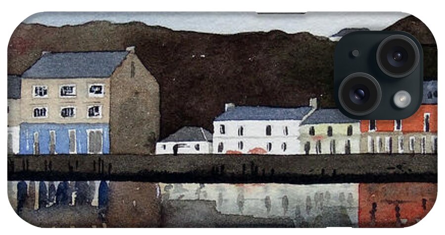 Landscape iPhone Case featuring the painting Tarbert by Paul Dene Marlor
