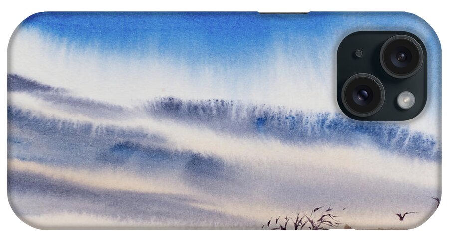 Australia iPhone Case featuring the painting Tasmanian skies never cease to amaze and delight. by Dorothy Darden