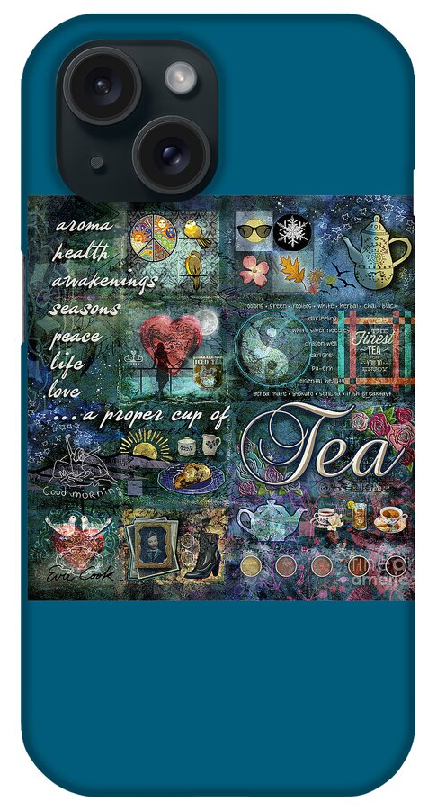 Tea iPhone Case featuring the digital art Tea by Evie Cook