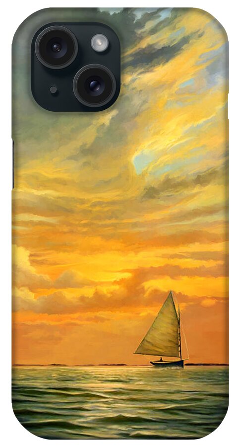 Tropical iPhone Case featuring the painting Ten Thousand Islands by David Van Hulst
