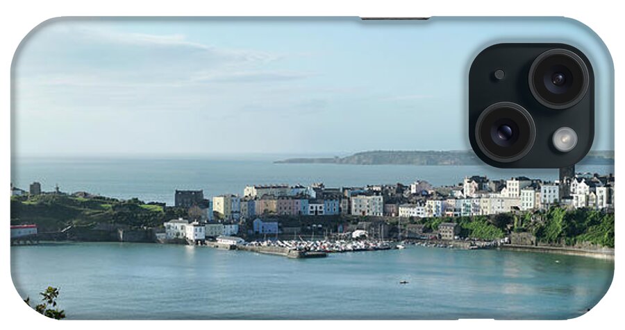 Tenby iPhone Case featuring the photograph Tenby Panorama by Ann Garrett