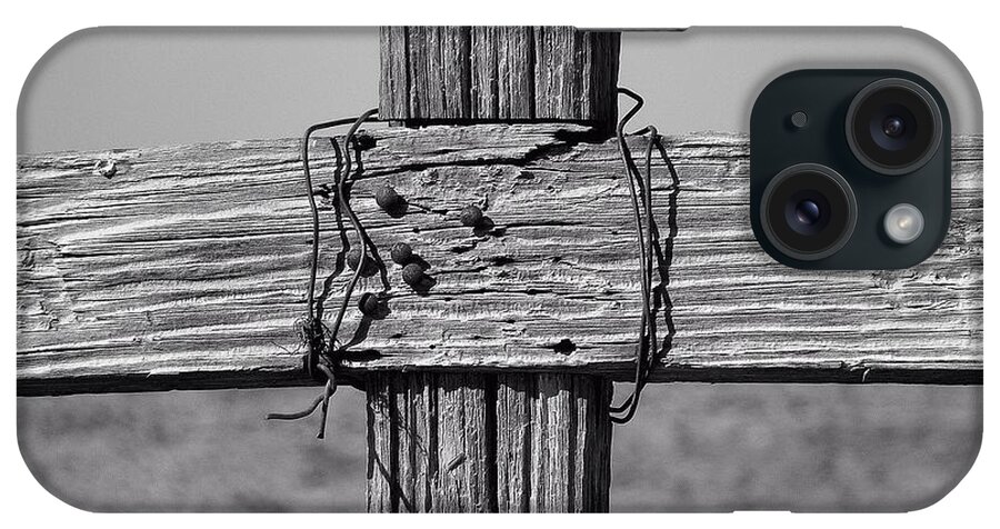 Cross iPhone Case featuring the photograph Terlingua by Gia Marie Houck