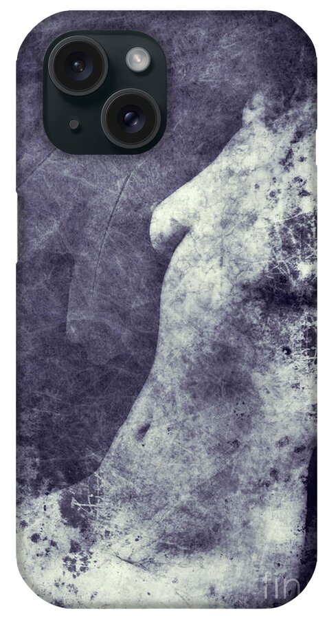Woman iPhone Case featuring the photograph Textured nude by Clayton Bastiani