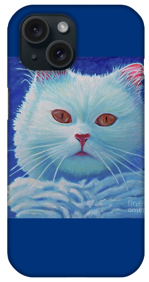 Cat iPhone Case featuring the painting That Cat by Brian Commerford