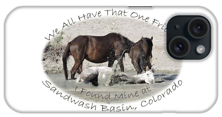 Horses iPhone Case featuring the photograph That One Friend by Cindy Wright