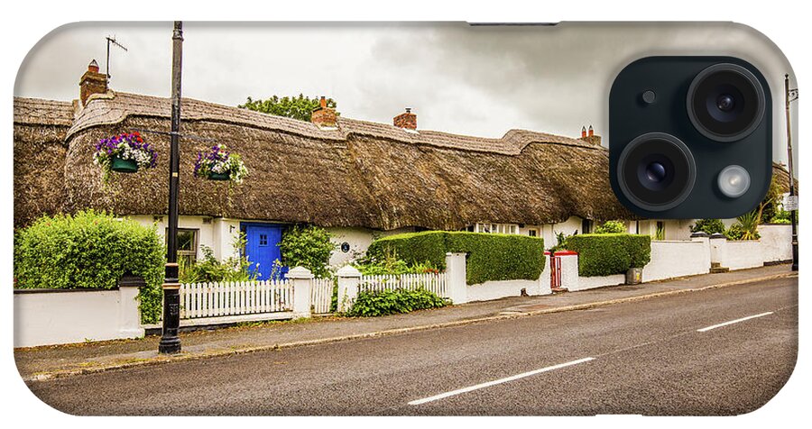 Cottages iPhone Case featuring the photograph Thatched Cottages by Ed James