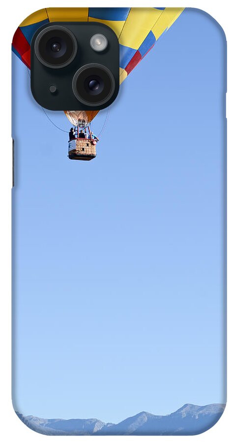 Hot Air Balloons iPhone Case featuring the photograph The Air Up There... by Kevin Munro