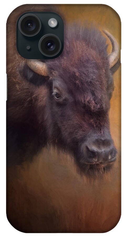 American Buffalo iPhone Case featuring the photograph The American Bison II by David and Carol Kelly