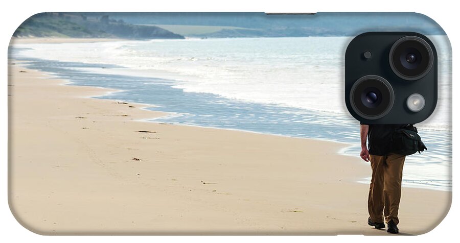 Marion Bay iPhone Case featuring the photograph The Beach Lover by Anthony Davey