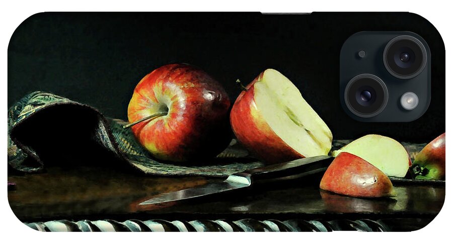 Fruit iPhone Case featuring the photograph The Apple Core by Diana Angstadt