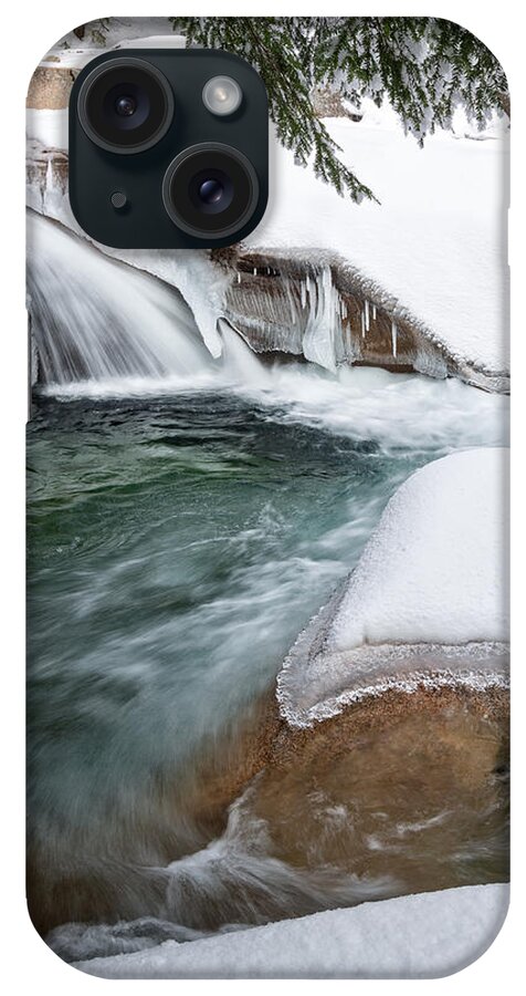 The Basin iPhone Case featuring the photograph The Basin Side View NH by Michael Hubley