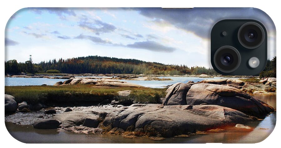 The Basin iPhone Case featuring the photograph The Basin, Vinalhaven, Maine by Michele A Loftus