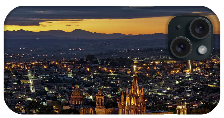 San Miguel De Allende iPhone Case featuring the photograph The Beautiful Spanish Colonial City of San Miguel de Allende, Mexico by Sam Antonio