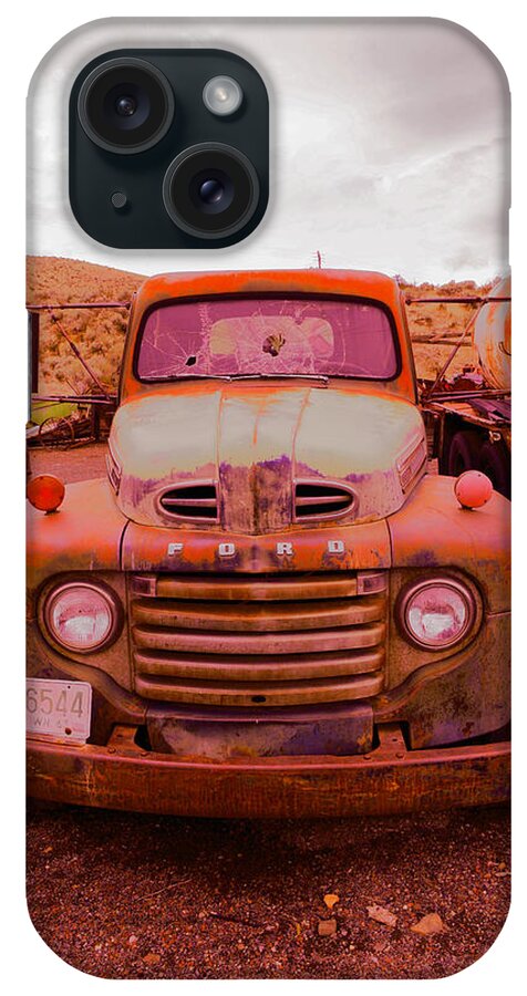 Truck iPhone Case featuring the photograph The beauty of an old rusty truck by Jeff Swan