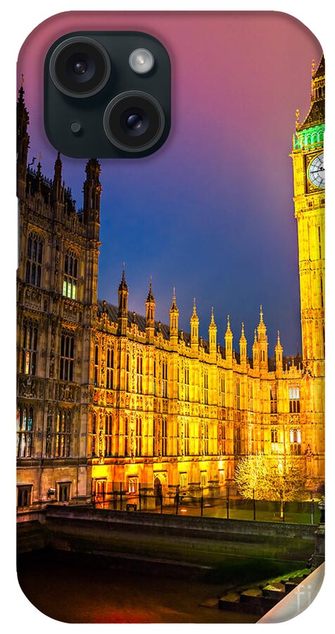 Architecture iPhone Case featuring the photograph The Big Ben - London by Luciano Mortula