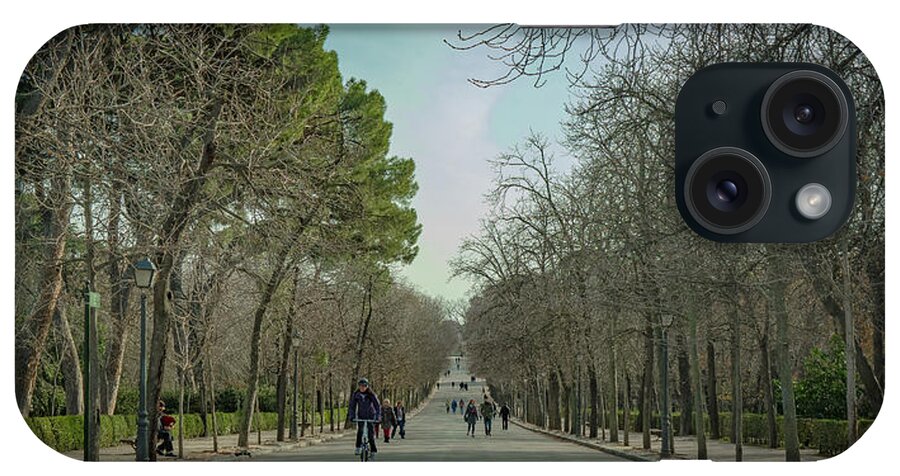 Park iPhone Case featuring the photograph The Buen Retiro Park by Henri Irizarri