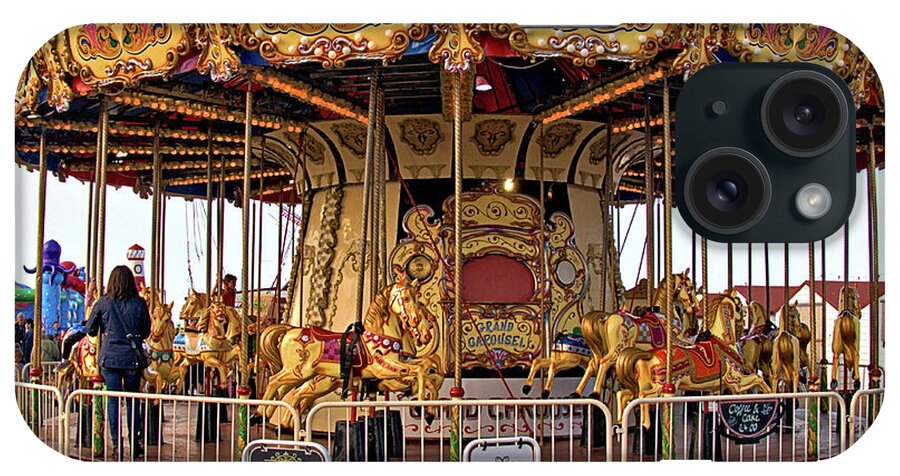 Fair Ground iPhone Case featuring the photograph The Carousel by Richard Denyer