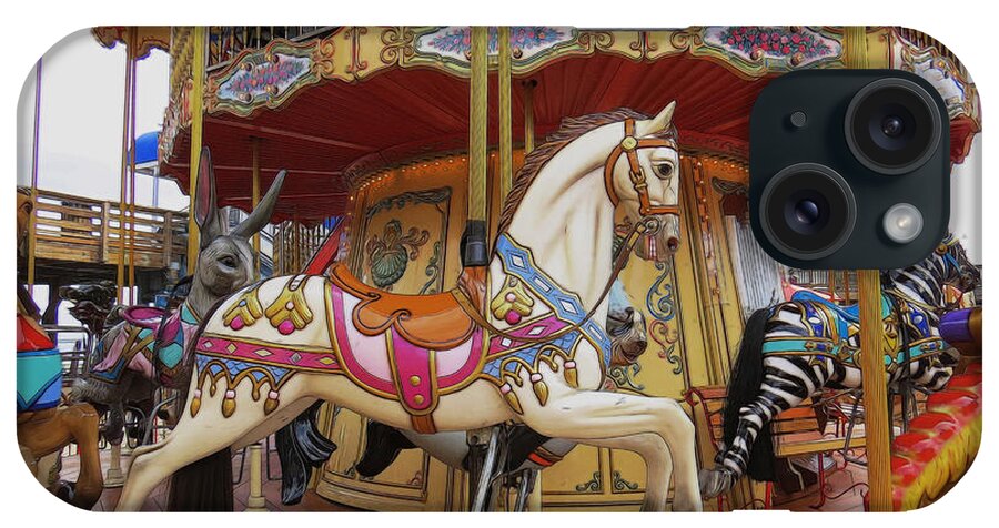 Merry-go-round iPhone Case featuring the photograph The Carousel by Scott Cameron