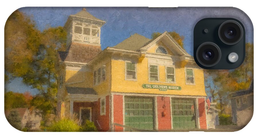 The Children's Museum Of Easton iPhone Case featuring the painting The Children's Museum of Easton by Bill McEntee