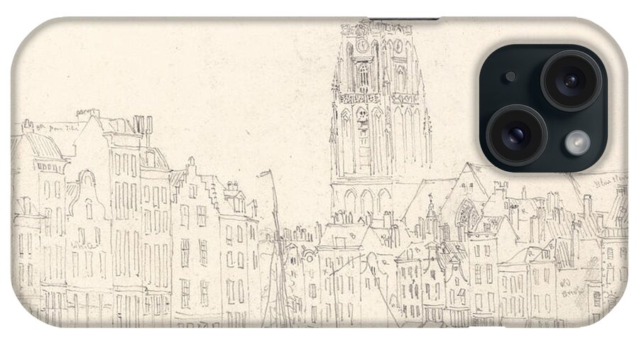 19th Century Art iPhone Case featuring the drawing The Church of St. Lawrence by David Cox