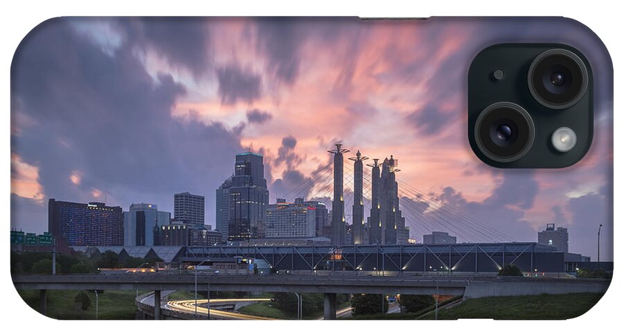 Kansas City iPhone Case featuring the photograph The City Rises by Ryan Heffron