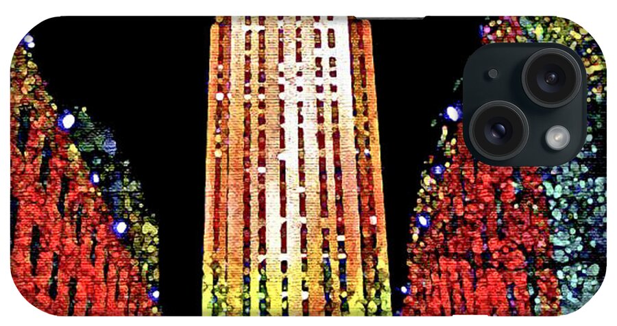 Christmas iPhone Case featuring the photograph Christmas In New York City by Carol F Austin