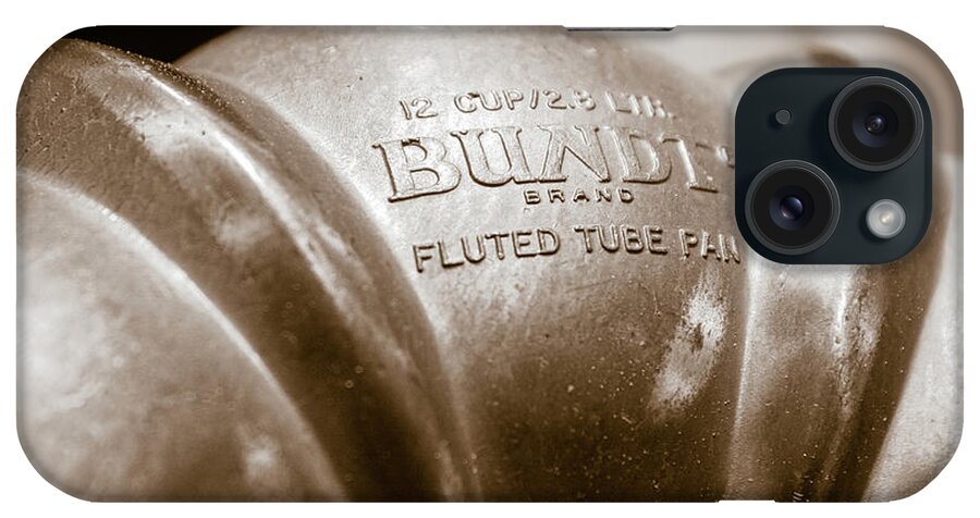 Cake Pan iPhone Case featuring the photograph The Classic Bundt Pan - by Julie Weber