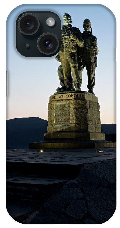 The Commando Memorial iPhone Case featuring the photograph The Commando Memorial by Stephen Taylor