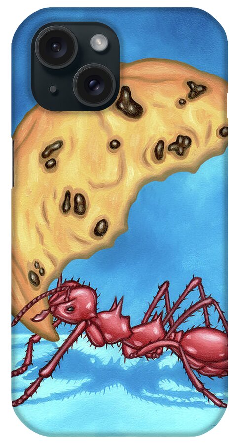  iPhone Case featuring the painting The Cookie Cutter Ant by Paxton Mobley