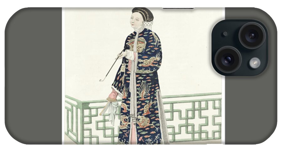 Mason (george Henry) The Costume Of China iPhone Case featuring the painting The Costume of China by MotionAge Designs