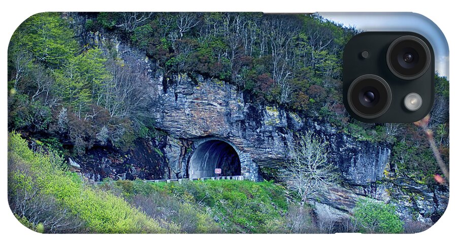Tunnel iPhone Case featuring the photograph The Craggy Pinnacle Tunnel on the Blue Ridge Parkway in North Ca by Alex Grichenko