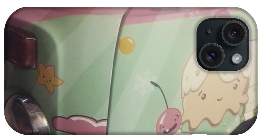 Pastel iPhone Case featuring the photograph The Cutest Van! #volkswagen #van by Angie Nan