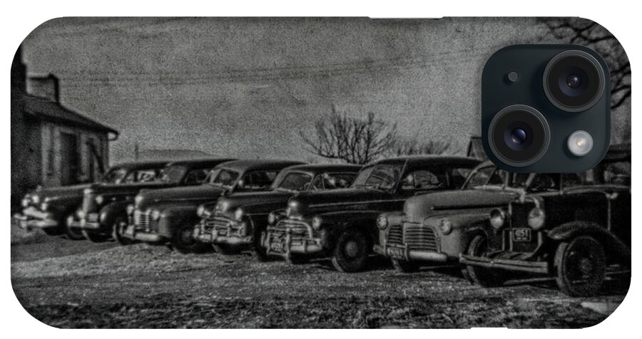 Cars iPhone Case featuring the photograph The Dark Meeting by Dick Hudson